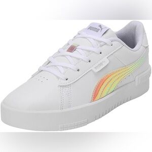 Puma Kids White and Pink Sneakers